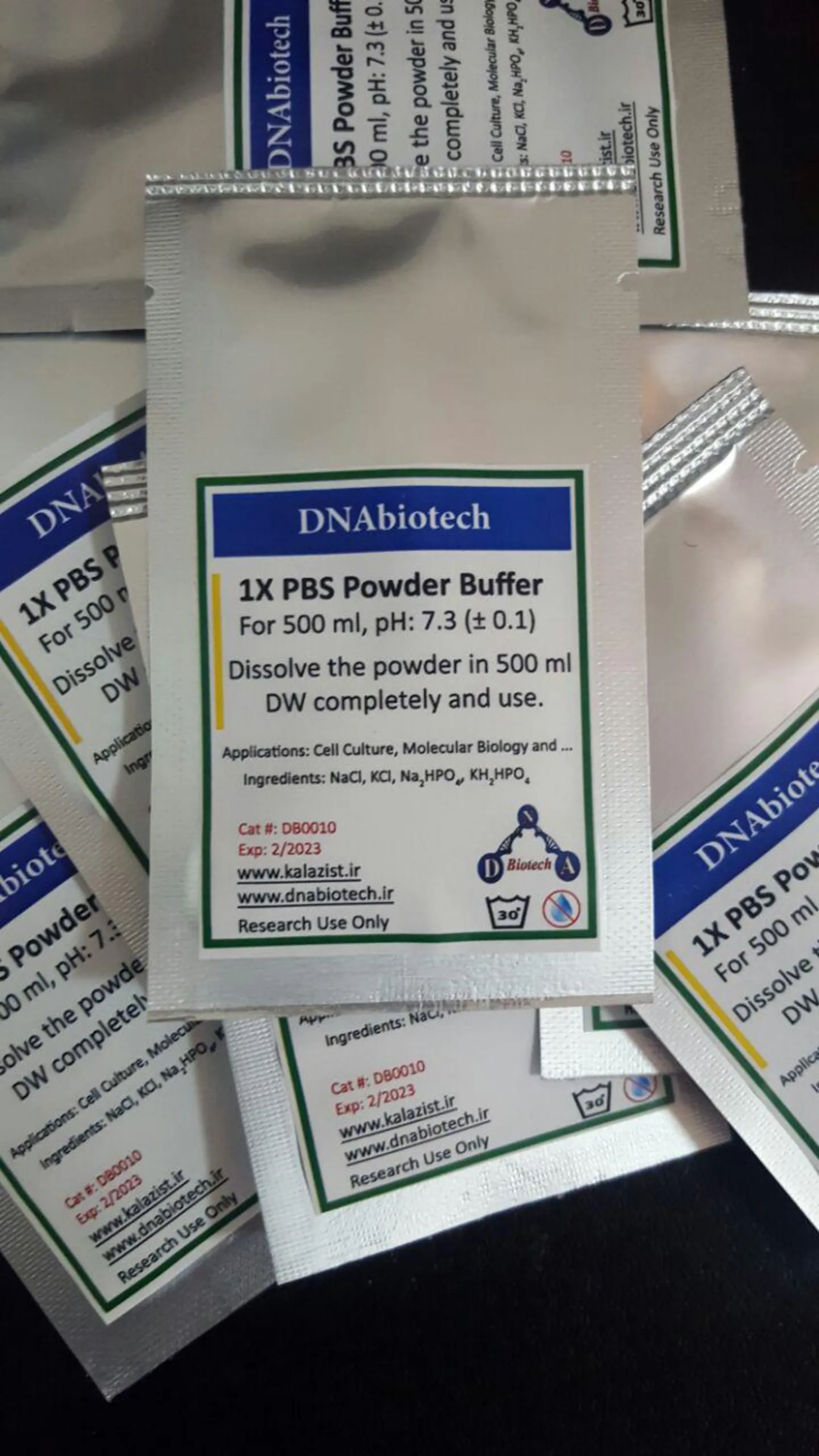 بافر PBS برای 500 سی سی بافر PBS برای 500 سی سی